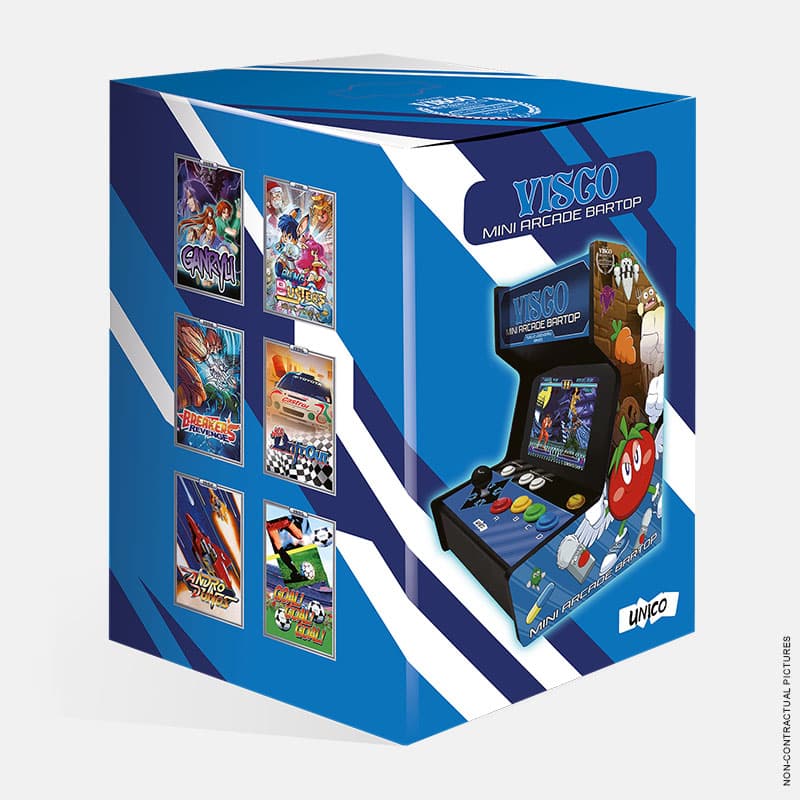 VISCO Mini Arcade Bartop – PixelHeart